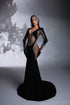 Noir Tulle Gown