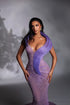 Tulle Adorn Sweetheart Neckline Gown