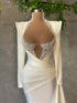 White long sleeves dress