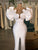 White satin dress