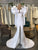 White satin dress