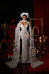 White feather dress