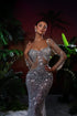 Silver Maxi Dress