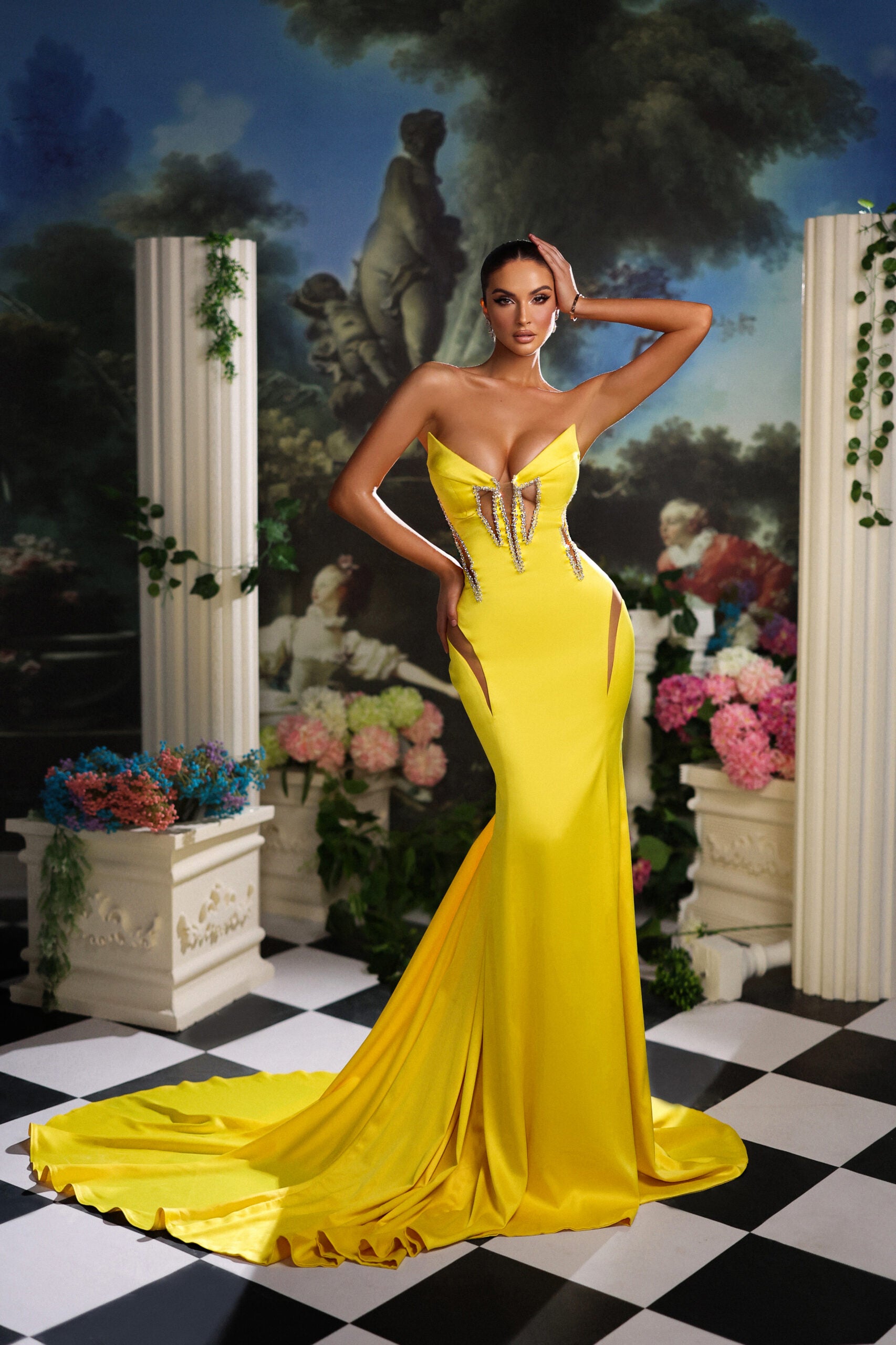 Yellow Goddess Dress Goddess Exclusive Yellow Goddess Dress Goddess Exclusive