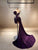 Dark Purple Velvet Dress