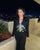 Black wide pant jumpsuit