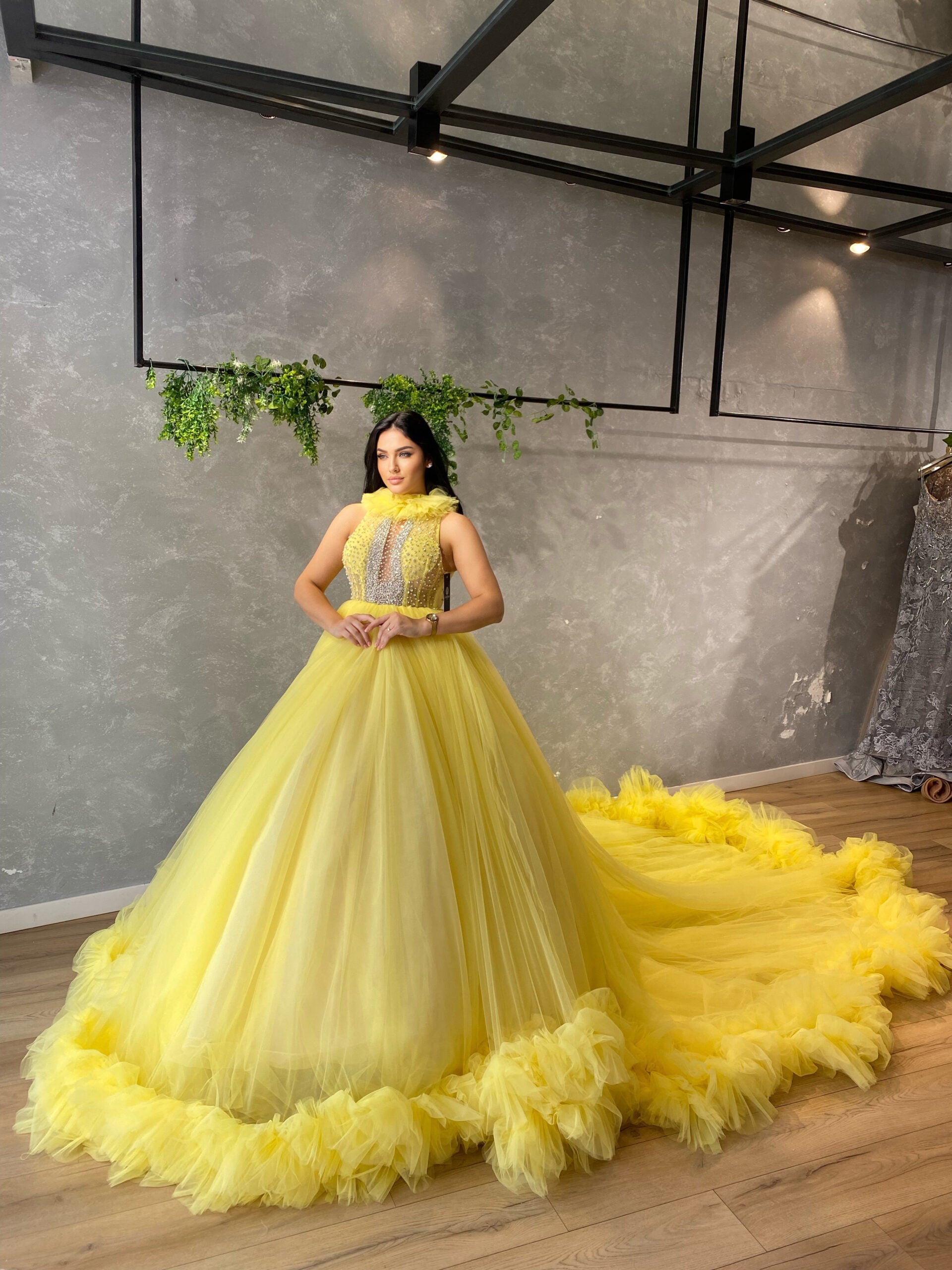 Yellow Ball Gown – Goddess Exclusive