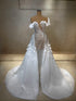 Floral Whisper Strapless Gown