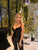 Noir Elegance Sweetheart Jumpsuit