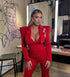 Long Red Jumpsuit