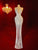 Sculpted Silver Soirée Couture