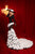 Monochrome Rose Couture Gown