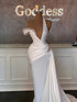 Solemn Charm White Gown
