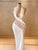 Long White Fitted Dress
