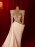 Opulent Silver Whisper Gown