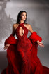 Beaded Halter Gown